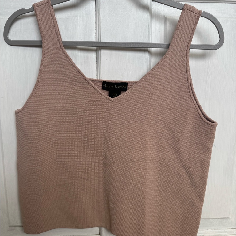 House of Harlow 1960 Tan Tank Top